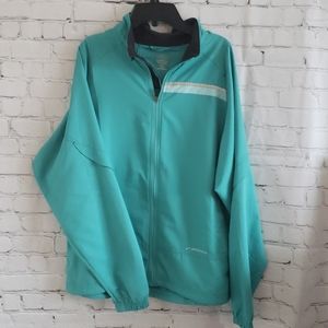 EUC Brooks running jacket lightweight full zip XL